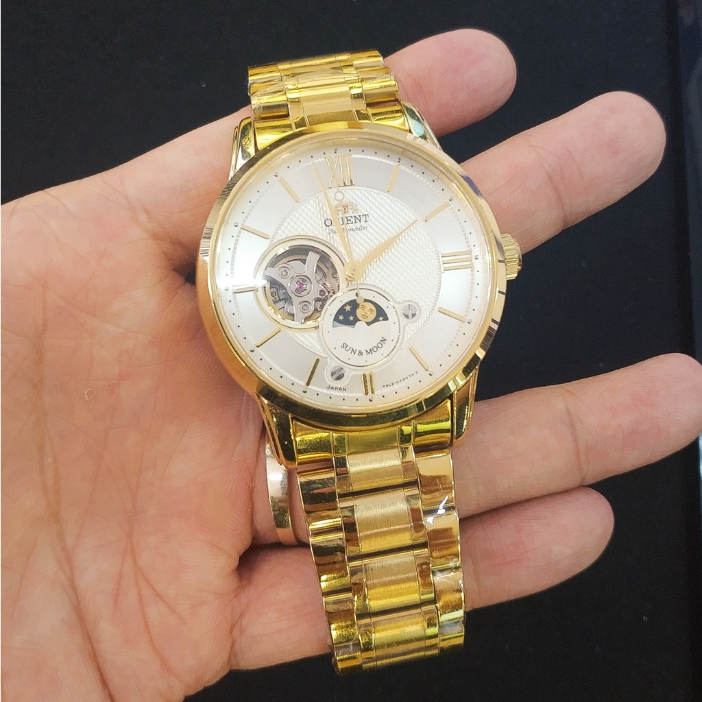 Dây Đồng Hồ Kim Loại Size 21mm Màu Bạc thép đúc, tai ôm chắc chắn cho Orient Joker, sun and moon gen 4