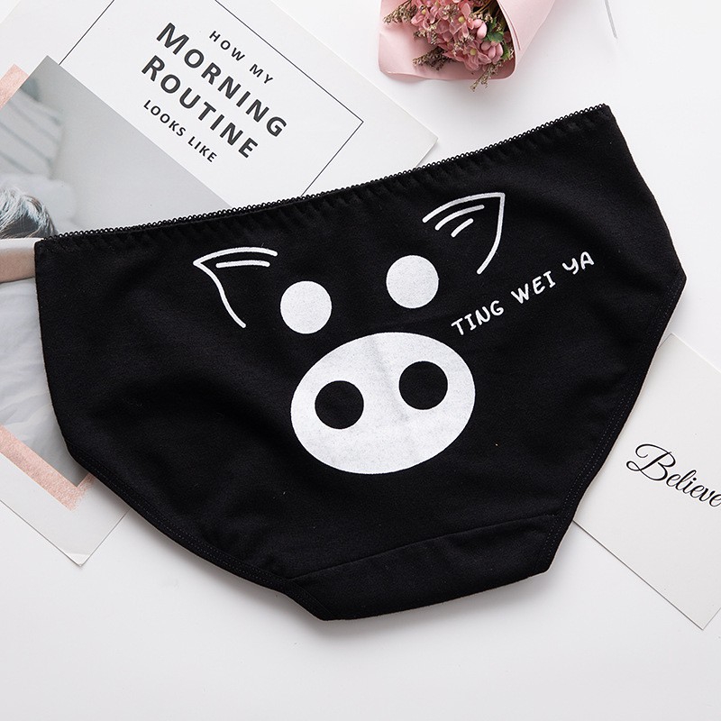 [Mã WACB52 giảm 20K đơn 99K] Quần lót in họa tiết hoạt hình xinh xắn dành cho nữ | BigBuy360 - bigbuy360.vn