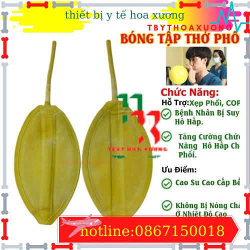 Bóng Tập Thổi, Bóng Tập Thở Cao Su Cho Bệnh Nhân Phổi