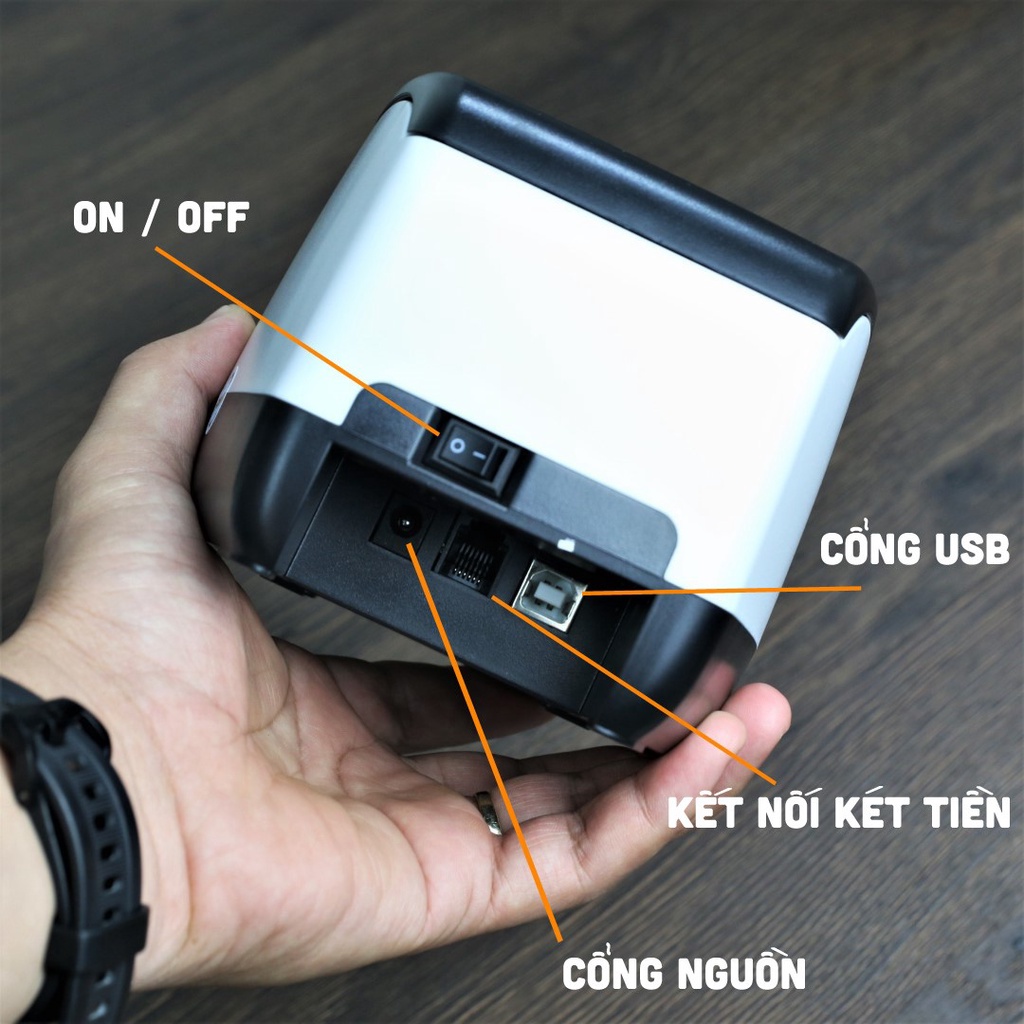 Máy in hóa đơn K58 bluetooth Gprinter iSH58 XP 58IIHV 58IIHB kết nối điện thoại in bill Viettelpay Pro &amp; App bán hàng