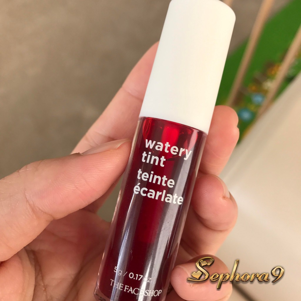 Son kem TFS Watery Tint The Face Shop 5g màu đẹp và mềm môi