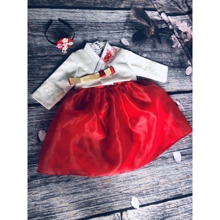bộ váy hanbok cho bé( ảnh thật)