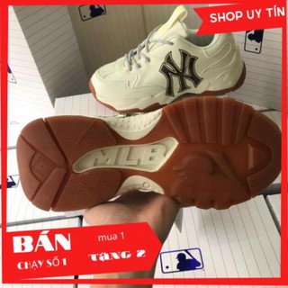 9(FREESHIP + ẢNH THẬT 1.1) Giày 𝐌𝐋𝐁 Hàn Quốc NY đen đế nâu