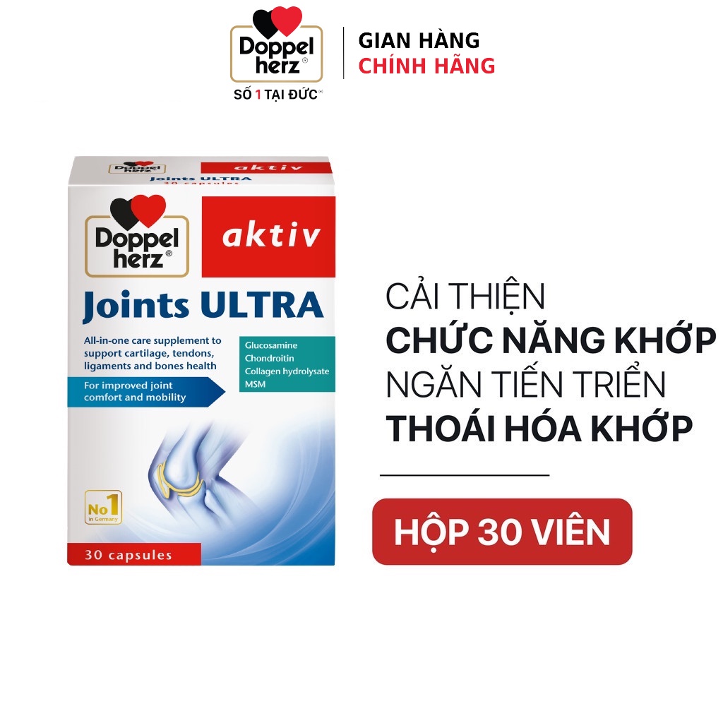 Viên uống cải thiện chức năng khớp và ngăn sự tiến triển thoái hóa