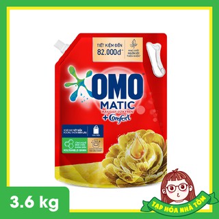 Nước giặt omo matic comfort tinh dầu thơm túi 3.6kg