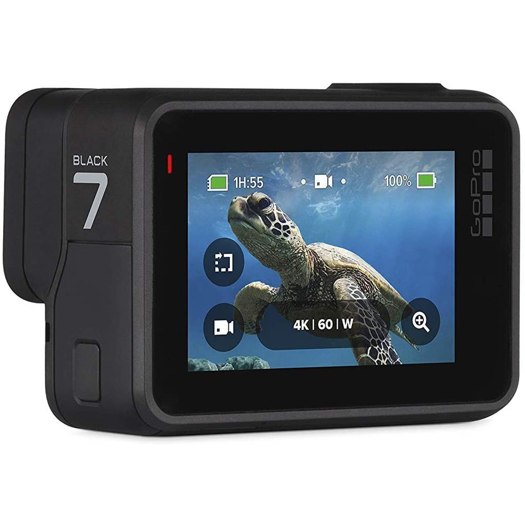 GoPro HERO7 Black + PNY Elite-X 32GB microSDHC UHS-I, U3 + 2 Total Rechargeable Batteries - Waterproof Digital Action