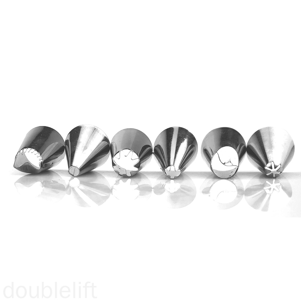 Bộ 8 Dụng Cụ Bắt Bông Kem Bằng Thép Không Gỉ