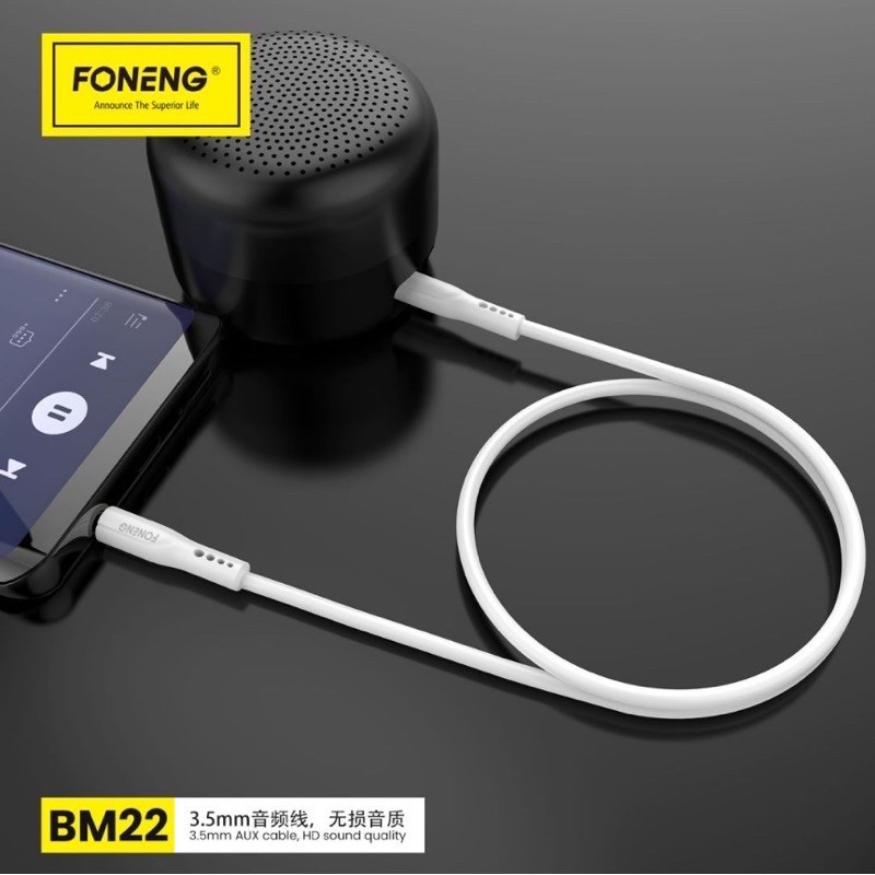 Cáp Aux FONENG BM22 3,5 Mm. Và 3,5 Mm