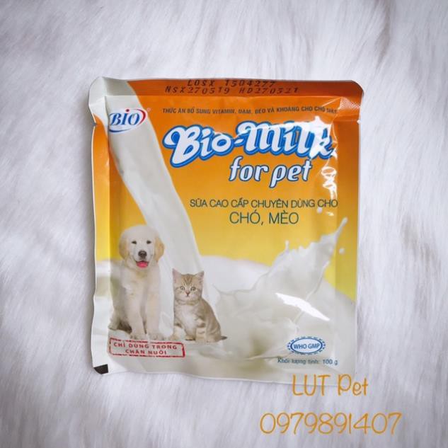 Sữa bột cho chó mèo con BIO MILK