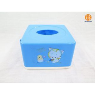 hộp đựng giấy ăn vuông có lò xo