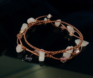 Lắc tay đá vụn handmade Jinly