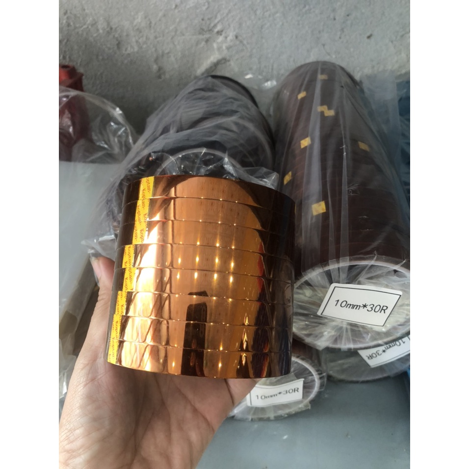 Băng dính nâu chịu nhiệt 1cm