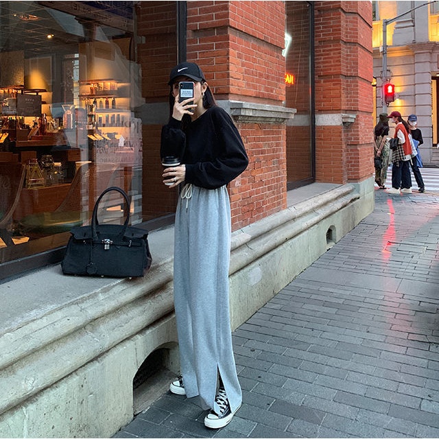 Áo nỉ sweater nữ tay dài dáng lửng croptop  lót lông siêu ấm, siêu nhẹ, áo hoodie chất đẹp | BigBuy360 - bigbuy360.vn