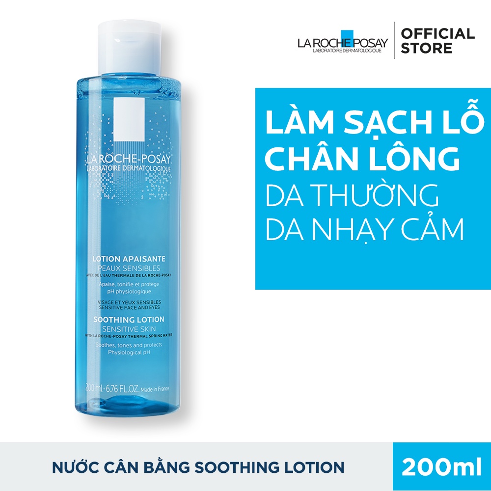 Nước cân bằng La Roche-Posay Soothing Lotion Sensitive Skin 200ml dành cho da nhạy cảm