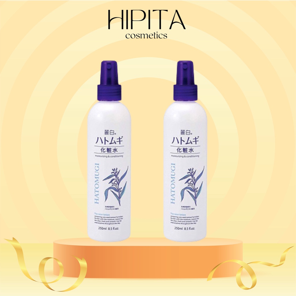 Xịt Khoáng Ý Dĩ Dưỡng Ẩm Làm Sáng Da Hatomugi Moisturizing &amp; Conditioning The Mist Lotion 250ml