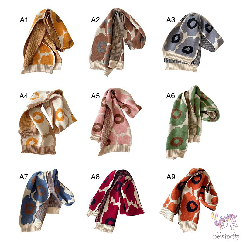 Khăn Choàng Cổ Giữ Ấm Phong Cách Hàn Quốc Cho Bé