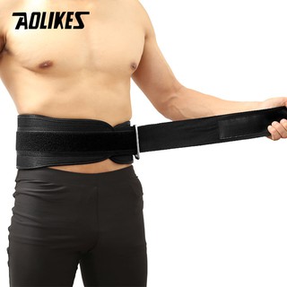 Đai lưng tập Gym, tập thể hình hỗ trợ vùng thắt lưng eo Sport fitness pressurized waist support AOLIKES TC-1698