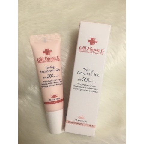 (Mini 10ml - 20ml) Kem Chống Nắng Cell Fusion C Hồng/Đỏ/Xanh/Vàng