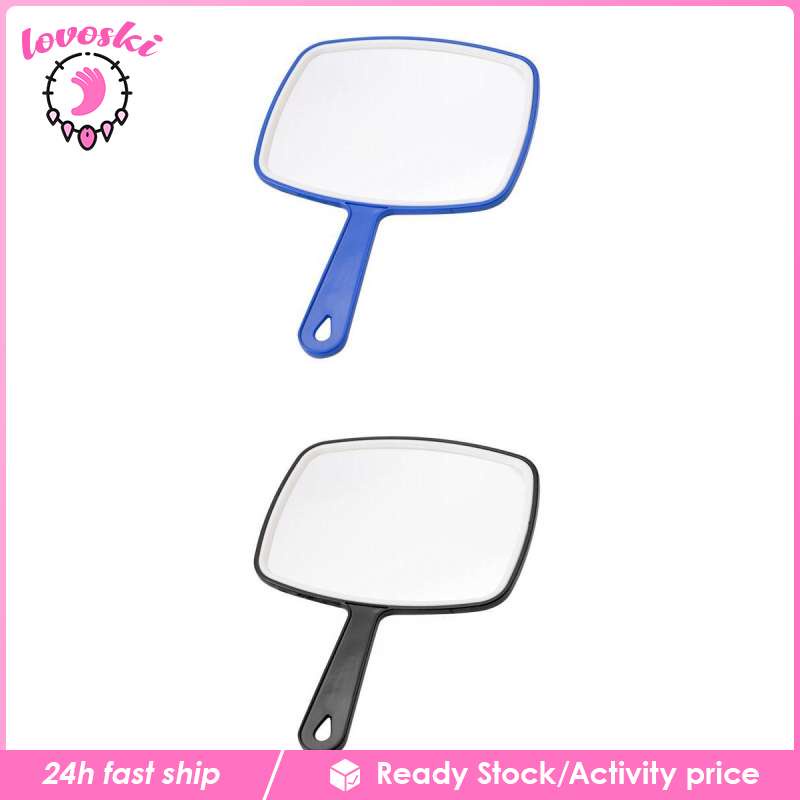 [Lovoski] Set 2 Gương Cầm Tay Hình Vuông Cỡ Lớn Hỗ Trợ Tạo Kiểu Tóc