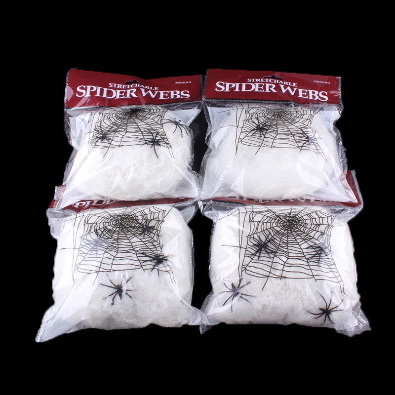 Mạng Nhện Giả Dạ Quang 20g / 40g Trang Trí Halloween