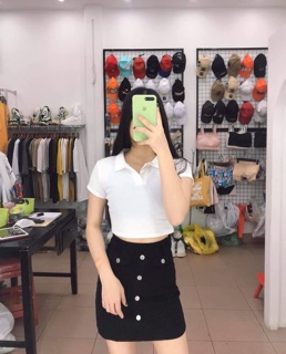 polo trơn ngắn
