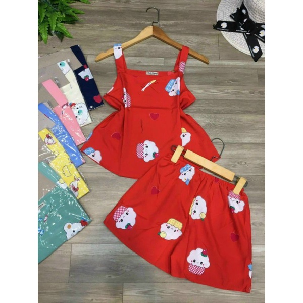 💫Bộ đùi dây mặc nhà xinh 💫Fom 35~55kg