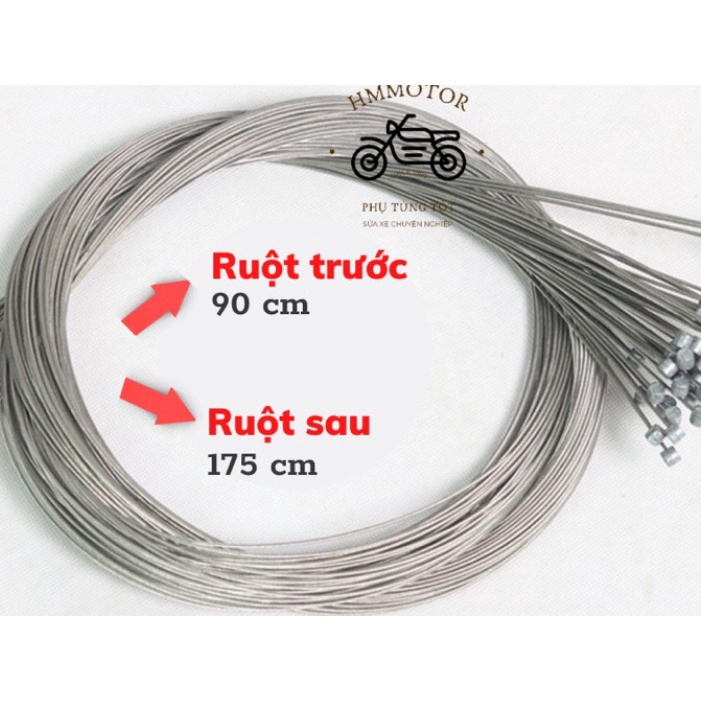 Ruột dây thắng xe đạp, ruột phanh xe đạp trước sau