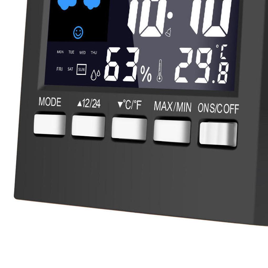 Đồng Hồ Điện Tử Màn Hình LCD Hiển Thị Ngày Tháng
