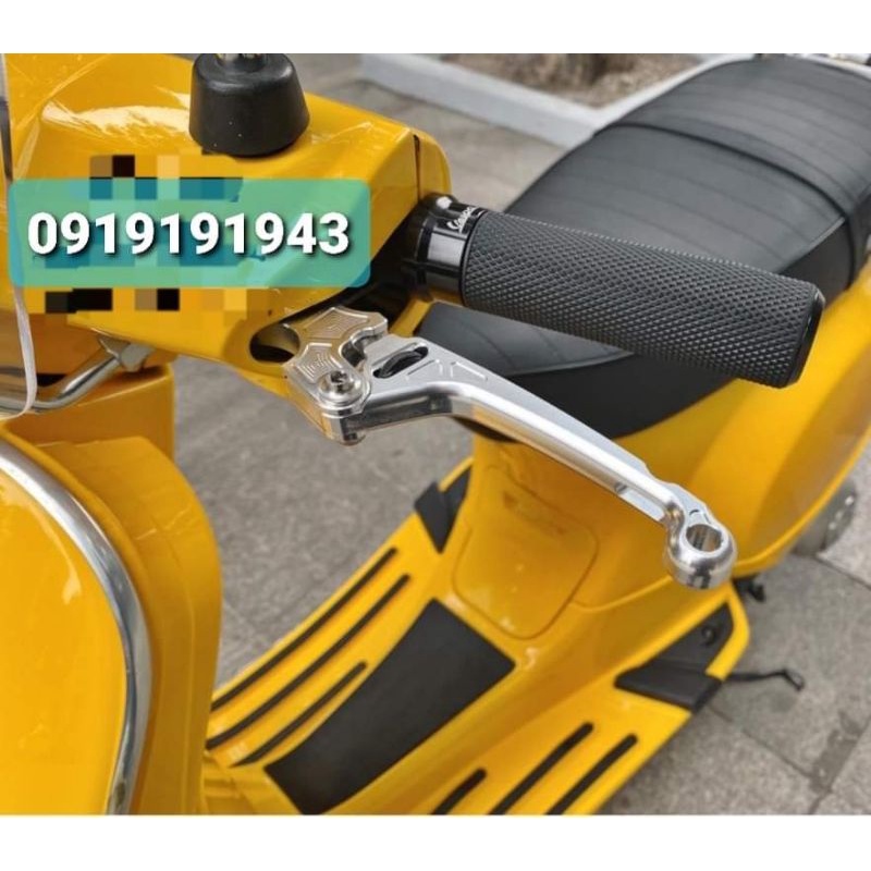 Tay phanh nhôm CNC Vespa xịn sò êm tay bóp nhẹ