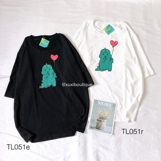 Áo thun khủng long tim