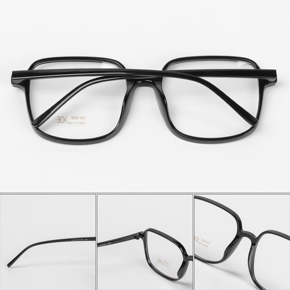 Mắt Kính Gọng Vuông Trong Suốt Độ Nét Cao Unisex