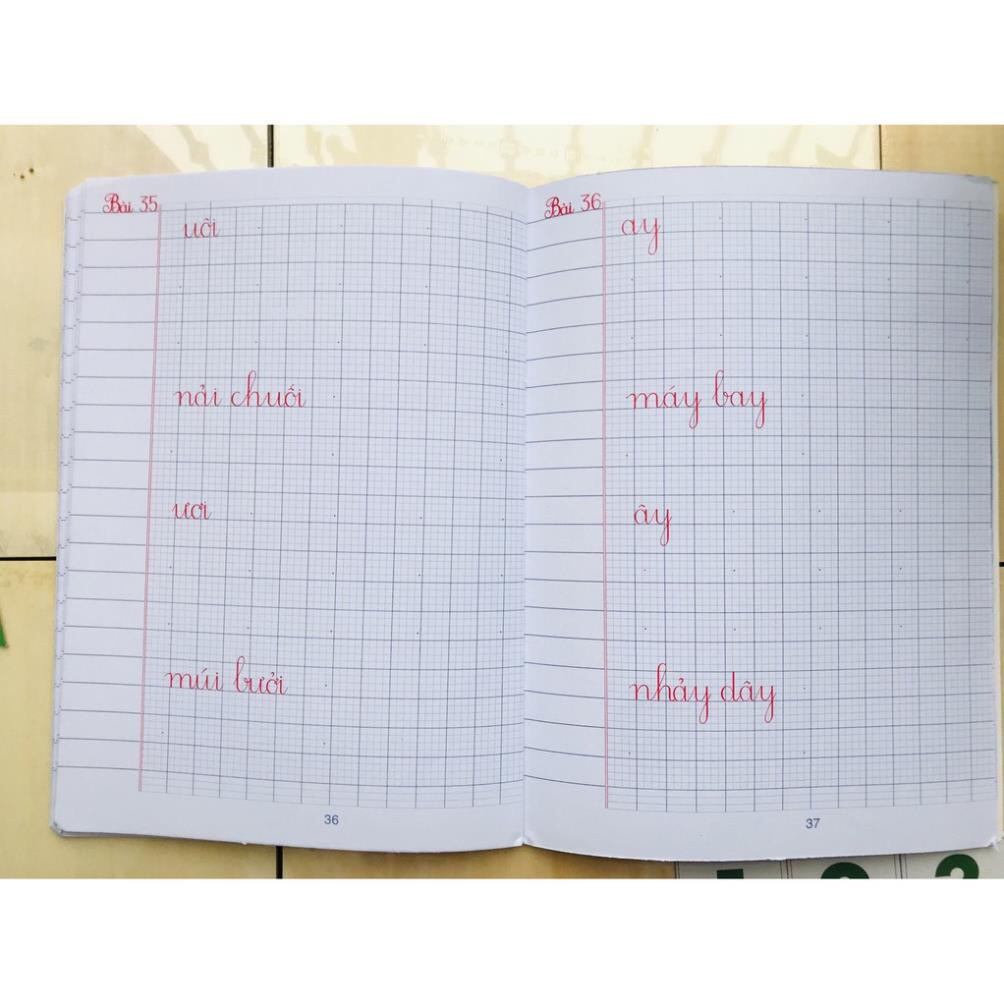 Sách - Vở Ô Ly Có Mẫu Chữ