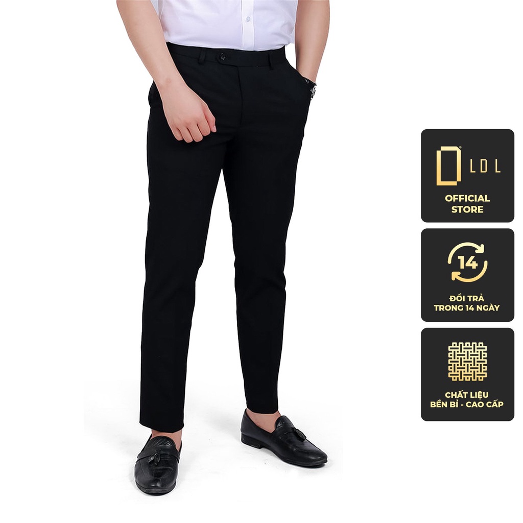 Quần âu nam dáng Hàn Quốc ống suông công sở cao cấp thương hiệu LDL vải nhập khẩu size 45 - 85kg 5 màu ưa thích
