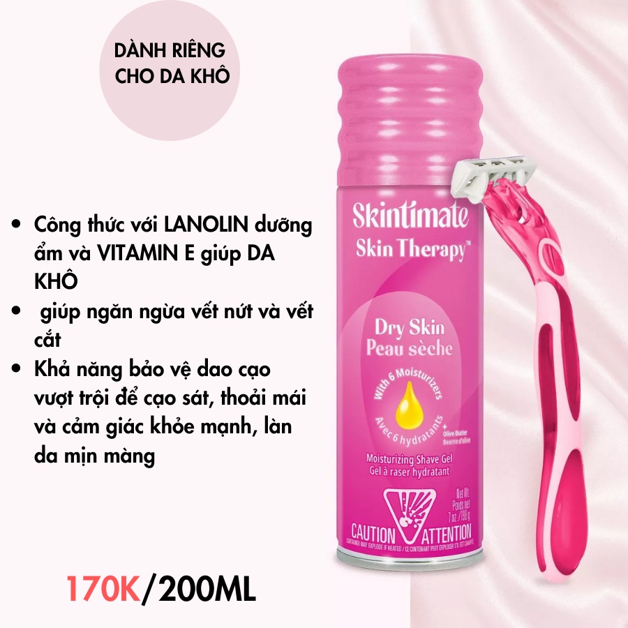 Bọt Cạo Skintimate Signature Scents Raspberry Rain Women | BigBuy360 - bigbuy360.vn