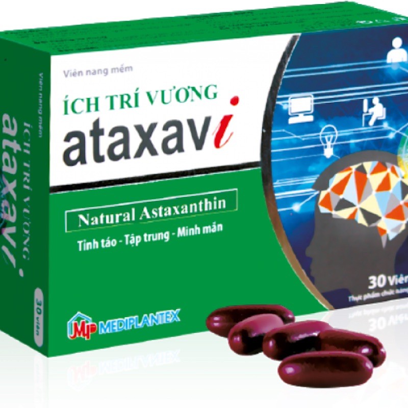 ÍCH TRÍ VƯƠNG ataxavi - 30 viên - tỉnh táo, tập trung, minh mẫn