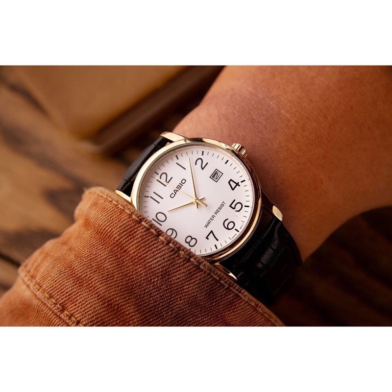 Đồng hồ nam dây da Casio chính hãng Anh Khuê MTP-V002GL-7B2UDF | BigBuy360 - bigbuy360.vn