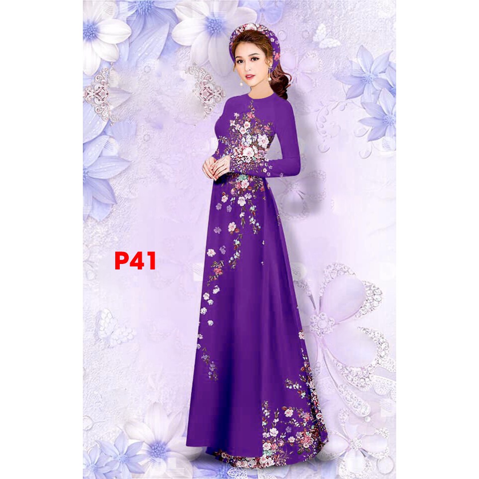 Áo dài in 3D cao cấp_ Mã P41