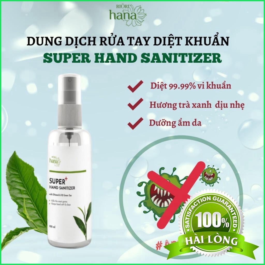 Nước Rửa Tay Khô RIORI Super Hand Sanitizer 100ml
