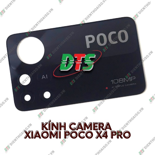 Kính camera xiaomi poco x4 pro kèm keo dán