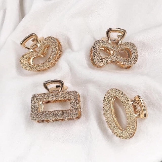 Set 5 Kẹp Tóc Nhũ Phong Cách Hàn Quốc