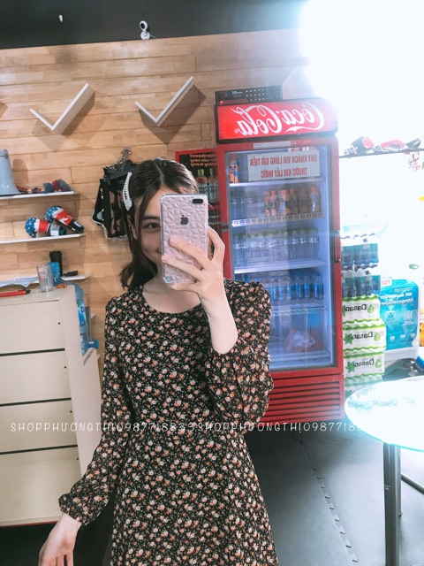 Váy hoa nhí cổ tròn mới | BigBuy360 - bigbuy360.vn