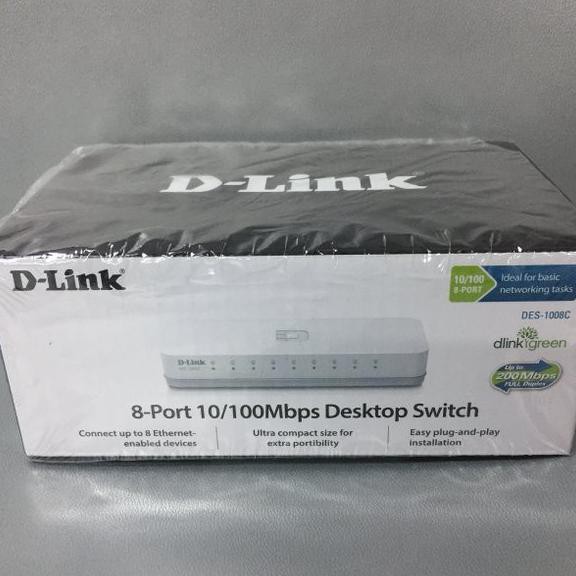 Công Tắc Hub D-Link 8 Cổng Des-1008C Để Bàn Tiện Dụng