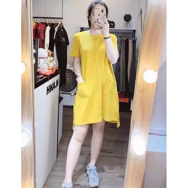 Váy xuông cúc 2 bên hot hit - chất đẹp - Có size cho 75kg | BigBuy360 - bigbuy360.vn