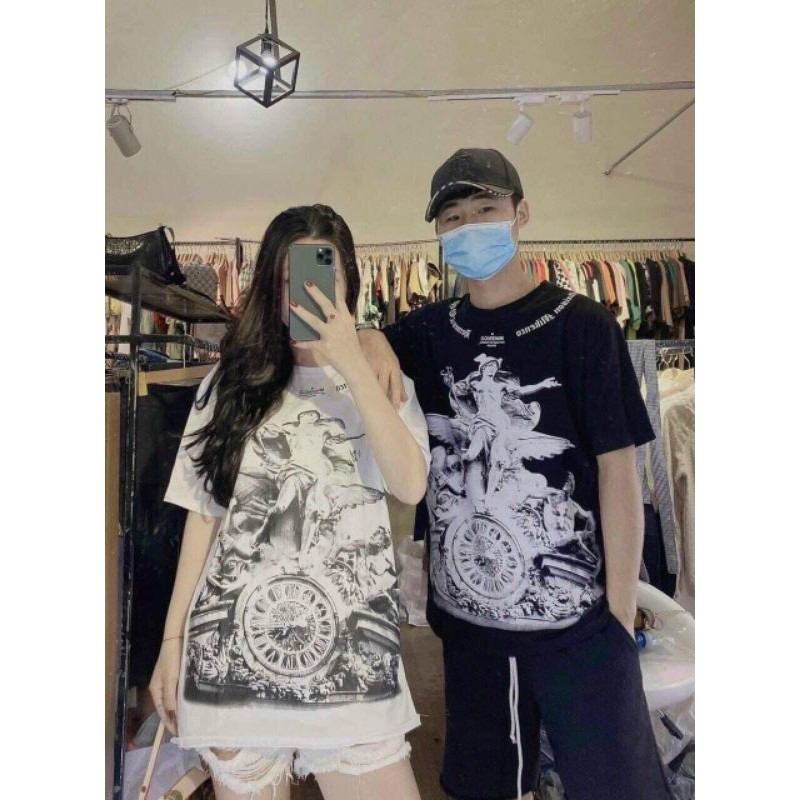 [Mã SKAMA06 giảm 8% tối đa 50K đơn 250K] [Rẻ Vô Địch] Áo thun cotton tay lỡ Unisex -- Áo tượng thần tự do