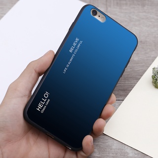 Ốp lưng iPhone 6, 6s, 6 Plus, 6s Plus - Gradient edition, chất liệu kính cường lực