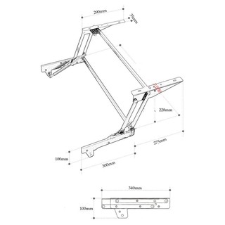 BỘ TAY NÂNG MẶT BÀN TRÀ TN6802