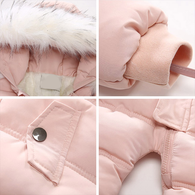 BEAR LEADER Bộ Áo Liền Quần Bằng Nhung Dày Dặn Thời Trang Mùa Đông Cho Bé Gái AH1150 TS