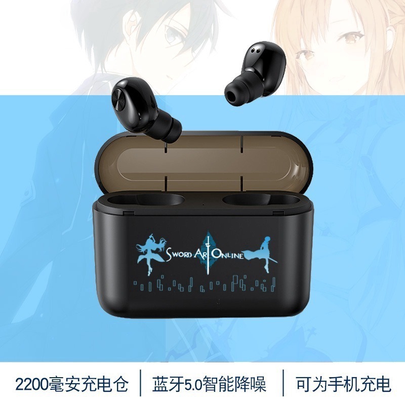 Tai Nghe Nhét Tai Bluetooth Không Dây Hình Anime