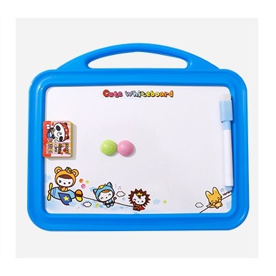 Bảng viết bút dạ 2 mặt kèm bút dạ và lau bảng nhiều màu cho bé