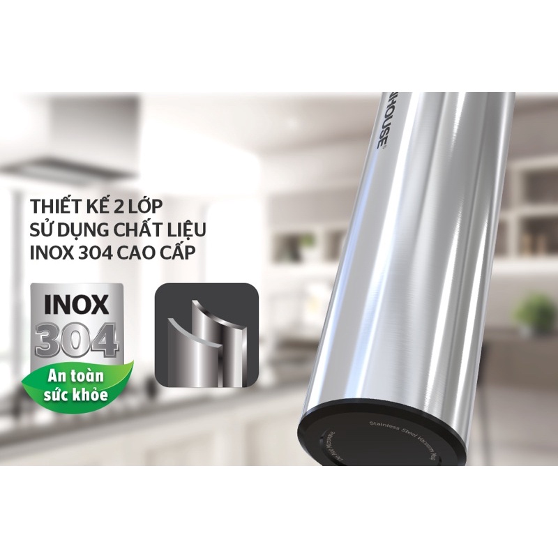 Bình giữ nhiệt sunhouse 450ml sale 89k